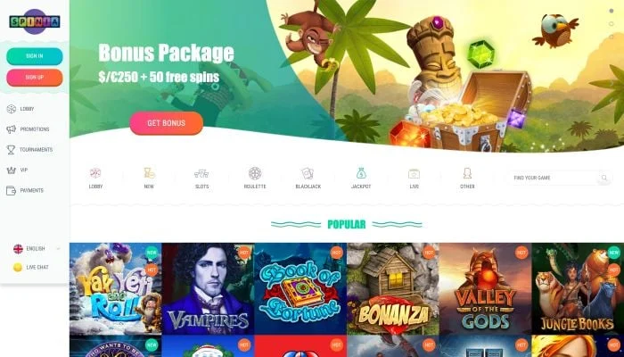 Spinia homepage
